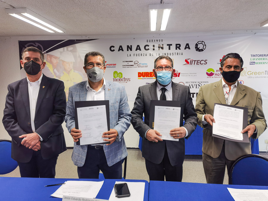 Canacintra y FECA firman convenio